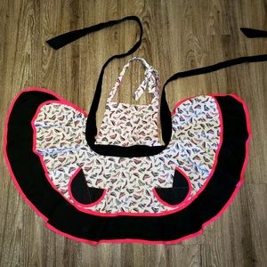 Apron for cooking in the kitchen